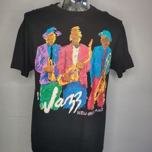 90s New Orleans Louisiana JAZZ Shirt Vintage Rap